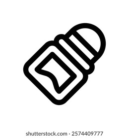 Deodorant. Editable stroke vector icon.