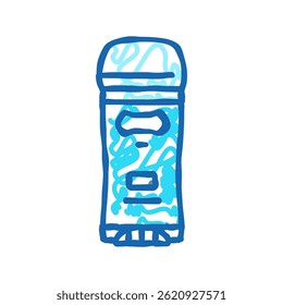 deodorant hygiene doodle icon sketch vector. deodorant hygiene sign. isolated symbol illustration
