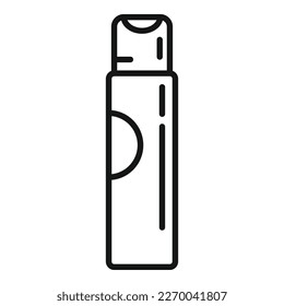 Deodorant icon outline vector. Air spray. Scent effect