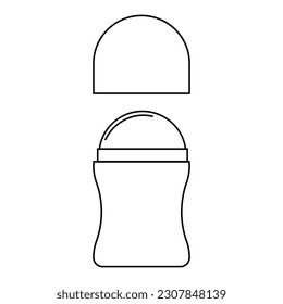 diseño de ilustración vectorial de icono desodorante