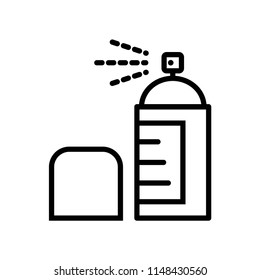 Deodorant icon vector icon. Simple element illustration. Deodorant symbol design. Can be used for web and mobile.