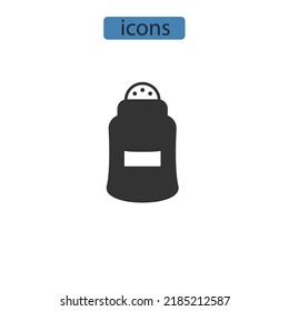 Deodorant icons  symbol vector elements for infographic web