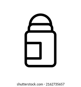 deodorant line icon illustration vector graphic