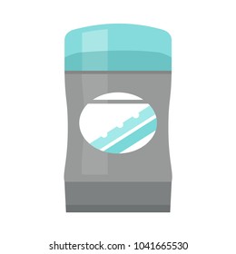 Deodorant on white background