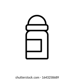 Deodorant perfume icon design trendy