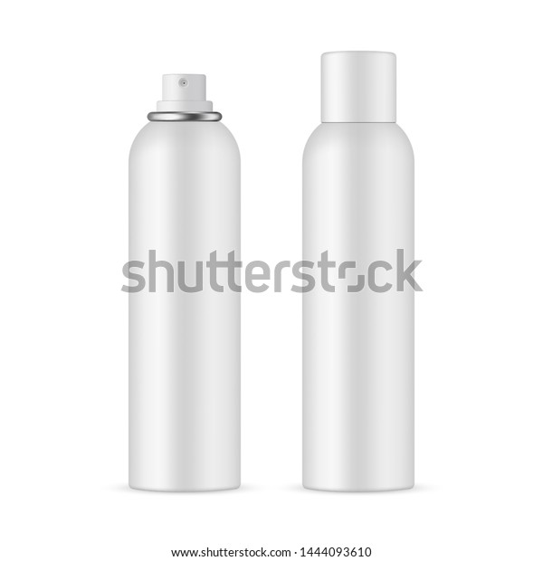 Download Deodorant Spray Bottle Mockup Opened Closed Stock Vector Royalty Free 1444093610