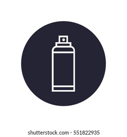 Deodorant spray white icon