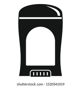 Deodorant stick icon. Simple illustration of deodorant stick vector icon for web design isolated on white background