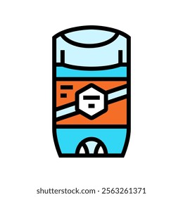 deodorant stick men cosmetic color icon vector. deodorant stick men cosmetic sign. isolated symbol illustration