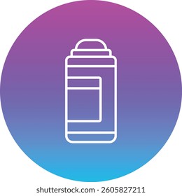 Deodorant vector icon. Can be used for printing, mobile and web applications.