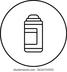 Deodorant vector icon. Can be used for printing, mobile and web applications.