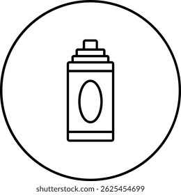 Deodorant vector icon. Can be used for printing, mobile and web applications.
