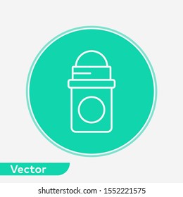 Deodorant vector icon sign symbol