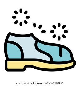 Deodorizing spray effectively eliminating unpleasant odors from shoes, ensuring long lasting freshness