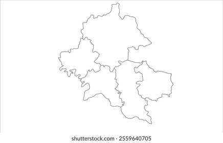 Deoria district map outline, Deoria District, Uttar Pradesh State, Republic of India, Government of  Uttar Pradesh, Indian territory, Eastern India, politics, village, tourism