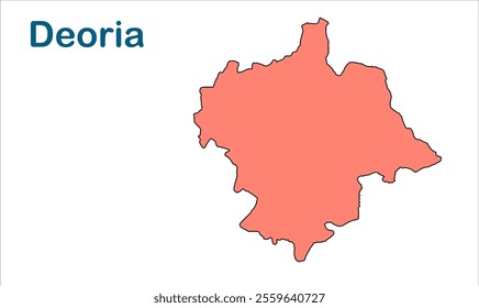 Deoria subdivision map, Deoria District, Uttar Pradesh State, Republic of India, Government of  Uttar Pradesh, Indian territory, Eastern India, politics, village, tourism