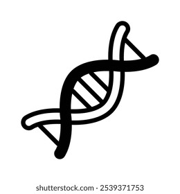 Deoxyribonucleic acid vector trendy style, medical icon