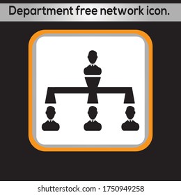 Department free network icon. vector graphics