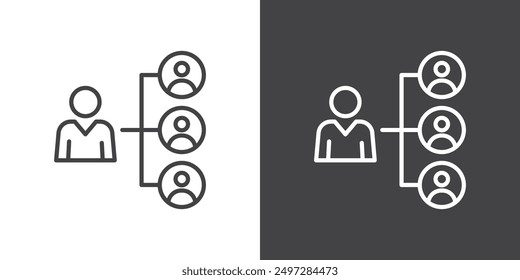 Colección del sistema del logotipo del Vector del icono de la cabeza del departamento para el App del Web ui