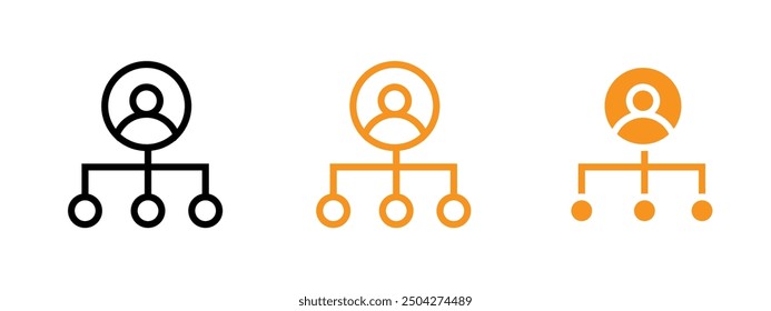 Department head icon web design in vector