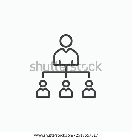 Department headline in Thin line black color. flat simple vector symbols illustration.