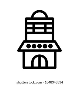 Department Store icon or logo isolated sign symbol vector illustration - high quality black style vector icons
