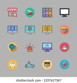 department vector icon set