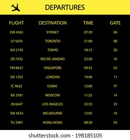 Departure Board