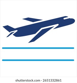 Ilustração do vetor do ícone azul plano da partida