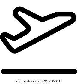 Departure of flight on a planned time