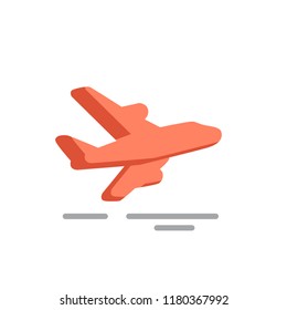 departure icon vector design. icon vector flat style