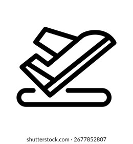 Ilustração de design de símbolo de vetor de ícone de partida