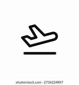 departure section icon sign vector