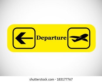 Departure Sign