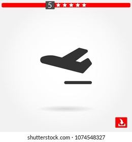 departure vector icon