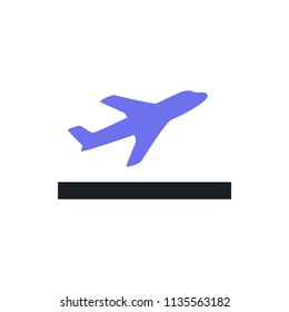 departure vector icon