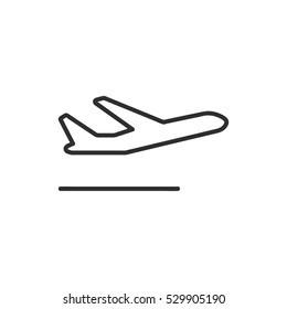 Departures Icon, Vector