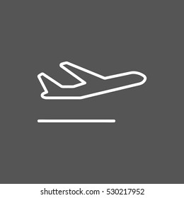 Departures Icon, Vector