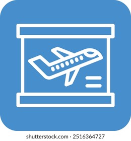 Departures Vector Icon Design Illustration