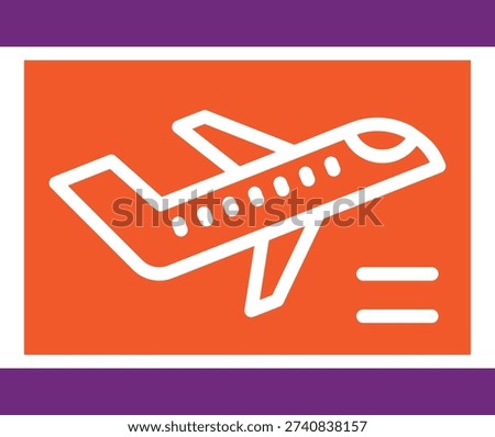 Departures Vector Icon Design Illustration