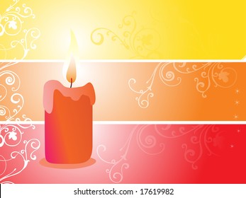 depawali background with candle, design