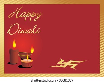 depawali background with deepak