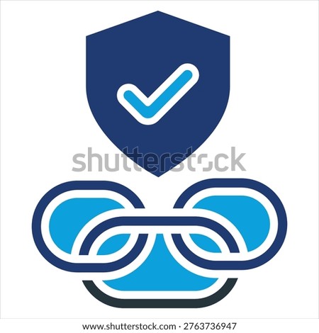 Dependability Flat Blue Icon Collection