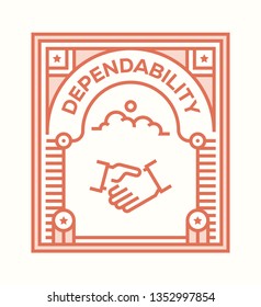 DEPENDABILITY ICON CONCEPT