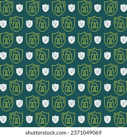 Dependability seamless pattern in beautiful background vector illustration