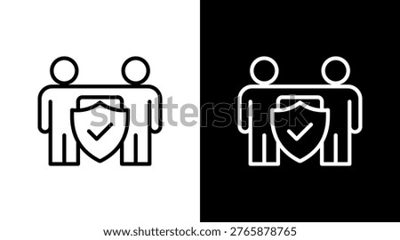 Dependability White Icon Set Design