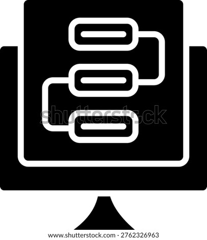 Dependencies Line Icon Vector Design