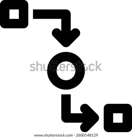 Dependency, Dependencies, Dependent Outline Icon
