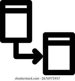 Dependencia, Dependencia funcional, Icono de contorno relacional
