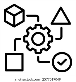 Dependency Management Icon Element For Design